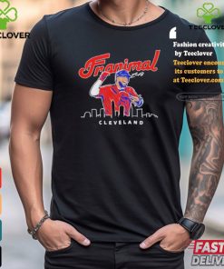 Official Cleveland guardians franmil federico reyes skyline city signature T shirt