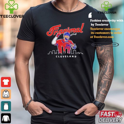 Official Cleveland guardians franmil federico reyes skyline city signature T shirt
