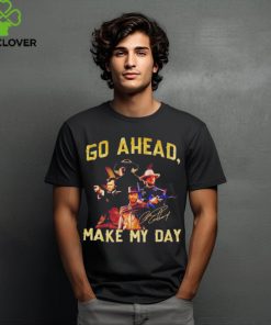 Official Clint Eastwood Go Ahead Make My Day Signature Shirt