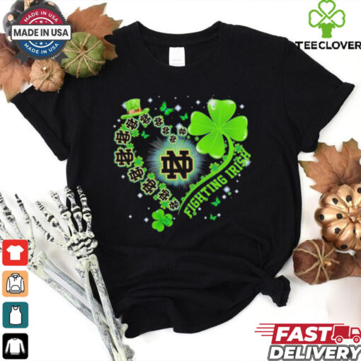 Official Clover heart Notre Dame Fighting Irish shirt