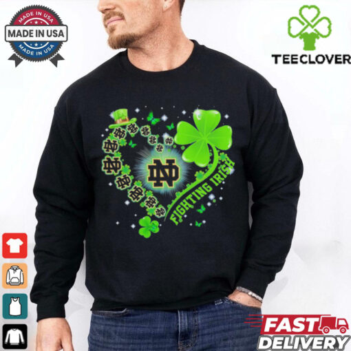Official Clover heart Notre Dame Fighting Irish shirt