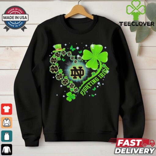 Official Clover heart Notre Dame Fighting Irish shirt