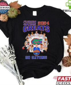 Official Coach Todd Golden and Players Go Florida Gators 2024 Greats Basketball Signatures shirt