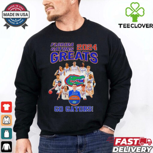 Official Coach Todd Golden and Players Go Florida Gators 2024 Greats Basketball Signatures shirt