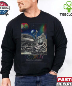 Official Coldplay Tour In Sydney Aus On Nov 6 10 2024 Poster Shirt