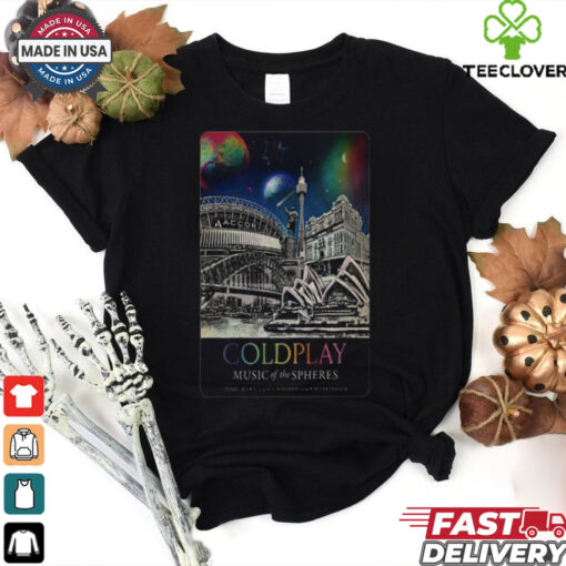 Official Coldplay Tour In Sydney Aus On Nov 6 10 2024 Poster Shirt