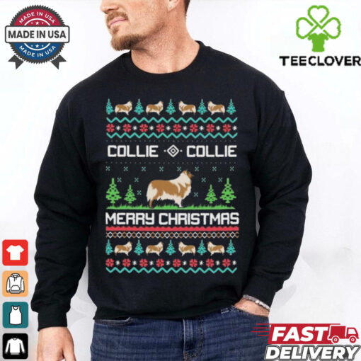 Official Collie Collie Merry Christmas Ugly 2024 Shirt