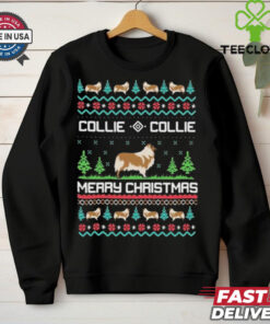 Official Collie Collie Merry Christmas Ugly 2024 Shirt