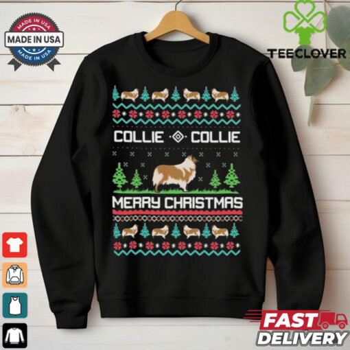 Official Collie Collie Merry Christmas Ugly 2024 Shirt