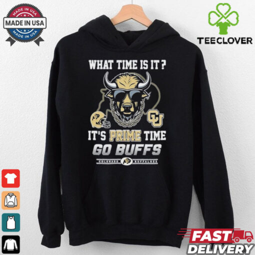 Official Colorado Buffaloes What Time Is It It’s Prime Time Go Buffs shirt