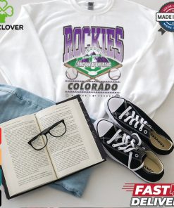 Official Colorado Rockies White Straight Shot 47 Franklin Fashion Shirt