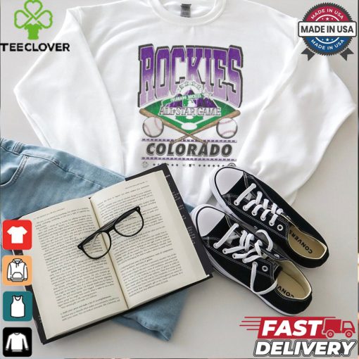 Official Colorado Rockies White Straight Shot 47 Franklin Fashion Shirt