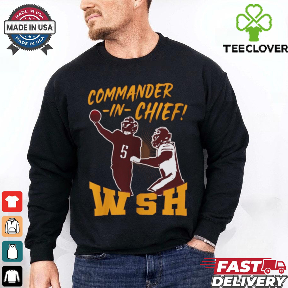 Official Commander – IN – Chief WSH NFL Washington Commanders Kansas City Chiefs t shirt Official Commander – IN – Chief WSH NFL Washington Commanders Kansas City Chiefs t shirt