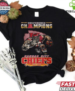 Official Conference Champions Kansas City Chiefs AFC Est 1960 Mascot Shirt