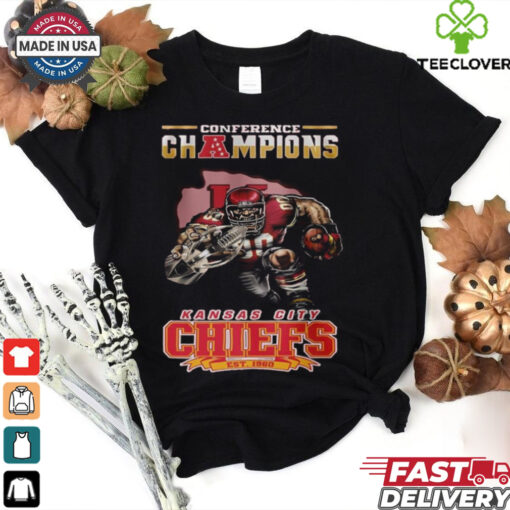 Official Conference Champions Kansas City Chiefs AFC Est 1960 Mascot Shirt