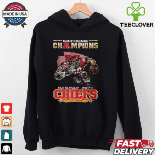 Official Conference Champions Kansas City Chiefs AFC Est 1960 Mascot Shirt
