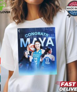 Official Congrats Maya Moore on your jersey retirement FO23VER WNBA Minnesota Lynx poster t shirt