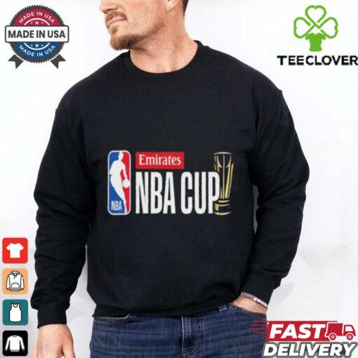 Official Congratulations Milwaukee Bucks Are The 2024 Emirates NBA Cup Champions Logo Merchandise Shirt