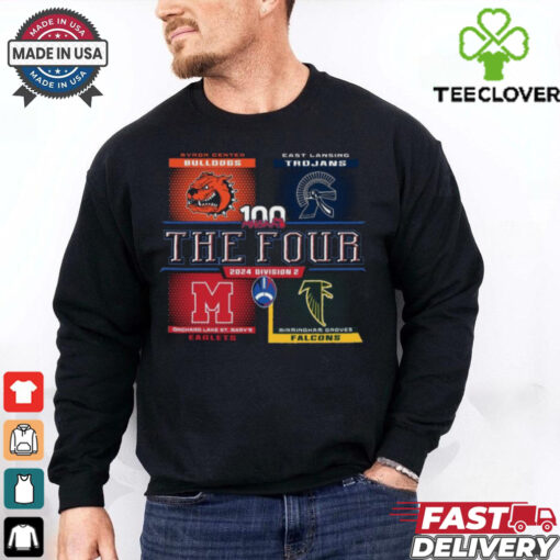 Official Congratulations to all of MHSAA 11 Player Football Semi Finals Division 2 Football The Four Bulldogs, Trojans t shirt