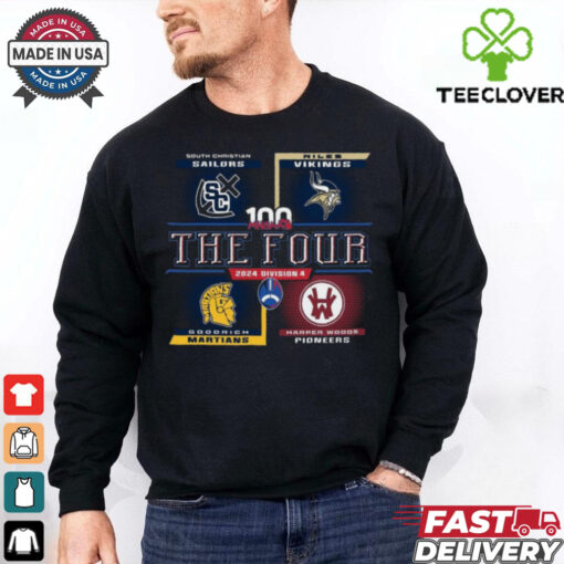 Official Congratulations to all of MHSAA 11 Player Football Semi Finals Division 4 Football The Four Sailors, Vikings t shirt
