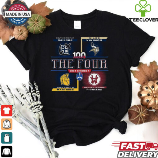 Official Congratulations to all of MHSAA 11 Player Football Semi Finals Division 4 Football The Four Sailors, Vikings t shirt