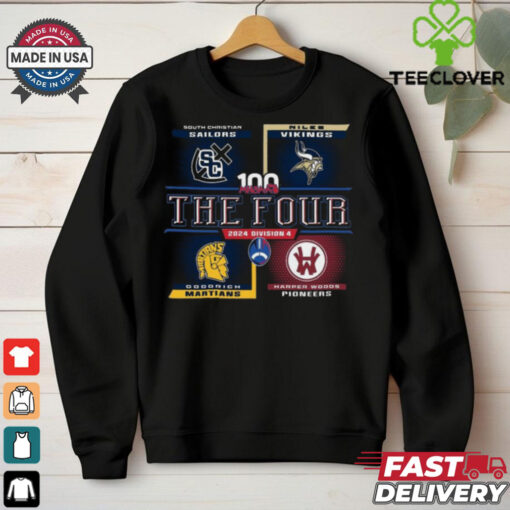 Official Congratulations to all of MHSAA 11 Player Football Semi Finals Division 4 Football The Four Sailors, Vikings t shirt