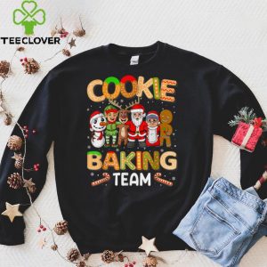 Official Cookie Baking Team Gingerbread Santa Reindeer Xmas Christmas T Shirt