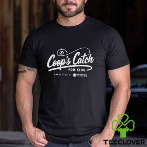 Official Coop’s Catch for Kids Tampa Bay Lightning t shirt