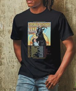 Official Cosmic Psychos Zeke Australia Tour 2024 Poster Shirt