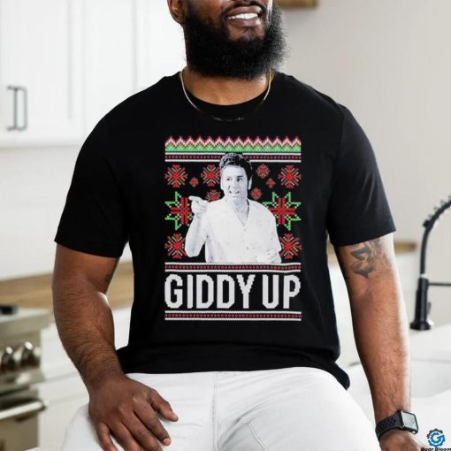 Official Cosmo Kramer Giddy Up Christmas Shirt