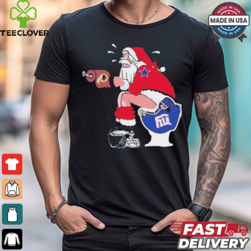Official Cowboy Santa New York Giants Toiles Philadelphia Eagles Hat Shirt