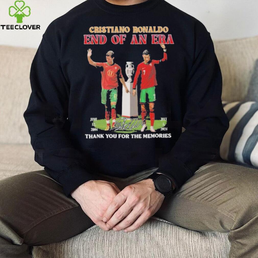 Official Cristiano Ronaldo End Of An Era June 12, 2004 July 5, 2024 Thank You For The Memories Signature Shirt Official Cristiano Ronaldo End Of An Era June 12, 2004 July 5, 2024 Thank You For The Memories Signature Shirt