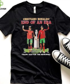 Official Cristiano Ronaldo End Of An Era June 12, 2004 July 5, 2024 Thank You For The Memories Signature Shirt