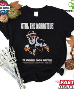 Official Ctrl The Narrative The Wonderful Game Of Basketball T shirt