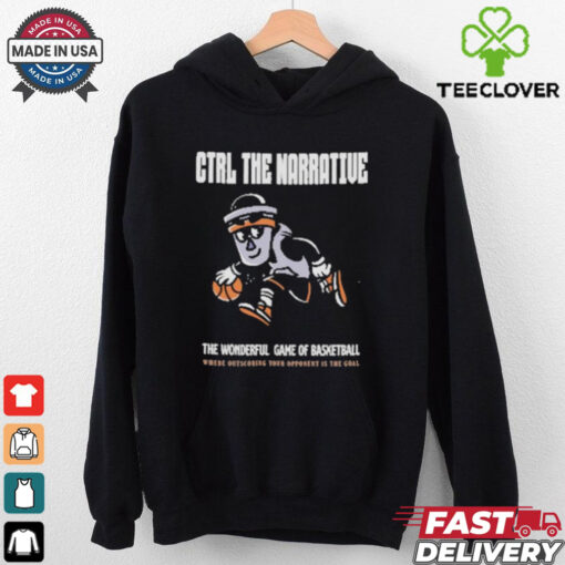 Official Ctrl The Narrative The Wonderful Game Of Basketball T shirt