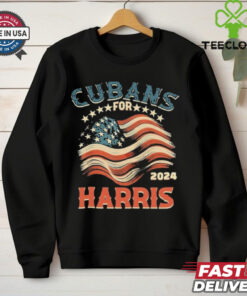 Official Cubans For Harris 2024 Shirt