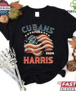 Official Cubans For Harris 2024 Shirt