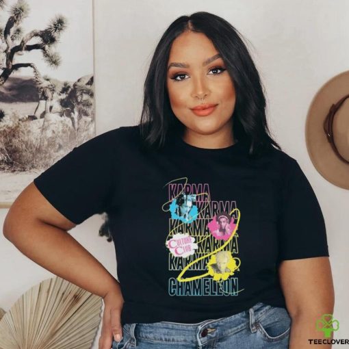 Official Culture club Karma chameleon band shirt