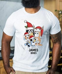 Official Custom Kid Name Bluey Family 2023 Christmas Ceramic T Shirt 3 Official Custom Kid Name Bluey Family 2023 Christmas Ceramic T Shirt
