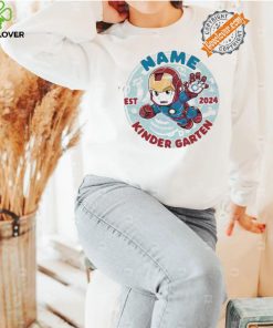 Official Custom hero iron man kindergarten est 2024 shirt