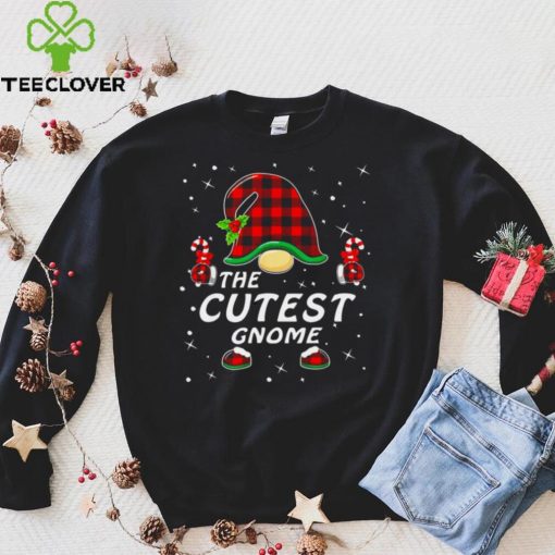 Official Cutest Gnome Buffalo Plaid Matching Family Christmas Shirt hoodie, sweater hoodie, sweater, longsleeve, shirt v-neck, t-shirt