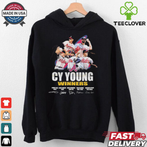 Official Cy Young Atlanta Braves Winners Signatures shirt