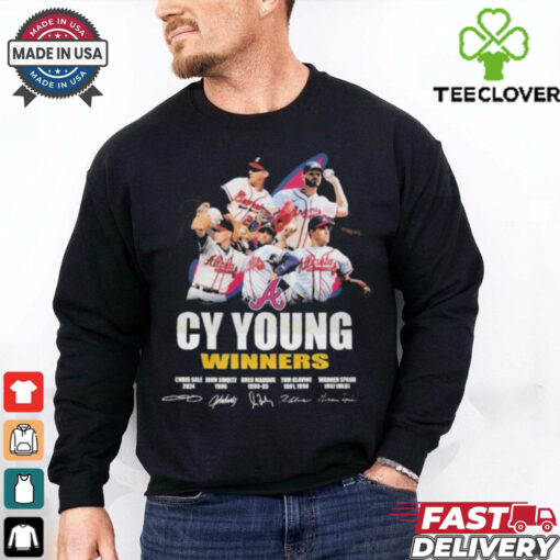 Official Cy Young Atlanta Braves Winners Signatures shirt