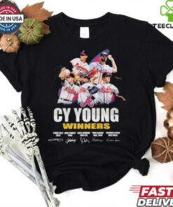 Official Cy Young Atlanta Braves Winners Signatures shirt