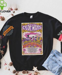Official Cydeways Shaken Not Stirred 2024 Tour Poster shirt