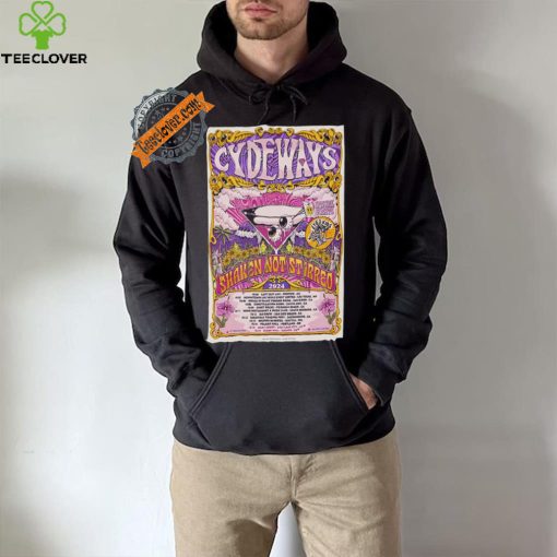 Official Cydeways Shaken Not Stirred 2024 Tour Poster shirt