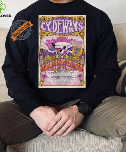 Official Cydeways Shaken Not Stirred 2024 Tour Poster shirt