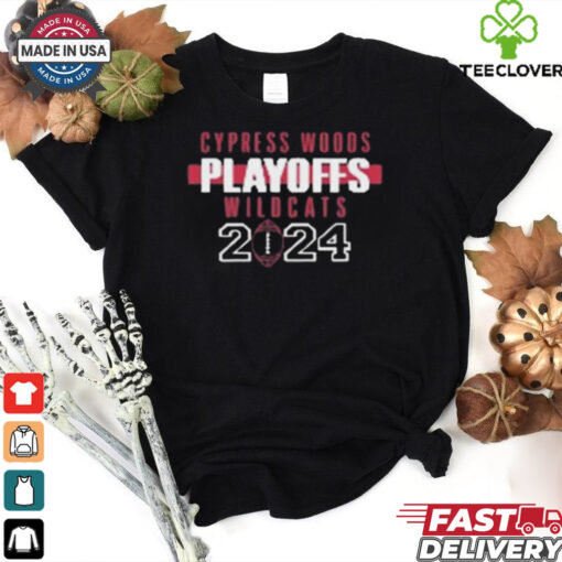 Official Cypress Woods Football Playoffs Wildcats 2024 t shirt