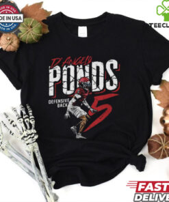 Official D’Angelo Ponds Indiana Hoosiers Defensive Back College Crack t shirt