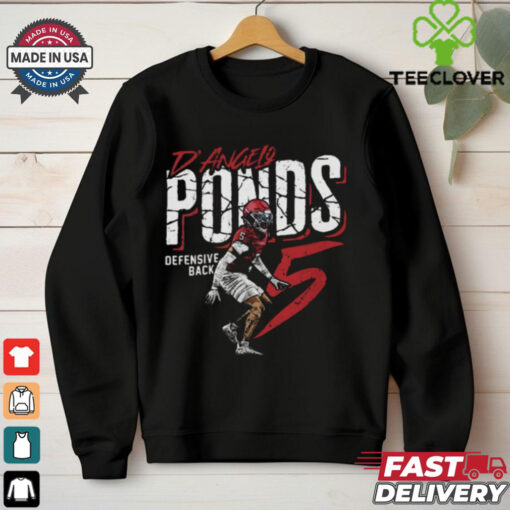 Official D’Angelo Ponds Indiana Hoosiers Defensive Back College Crack t shirt